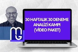2026 30 HAFTALIK 30 DENEME ANALİZİ KAMPI (VİDEO PAKET)